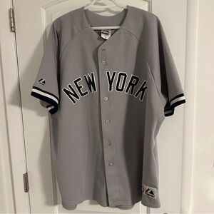 Majestic New York Yankees Road Derek Jeter Jersey 2XL